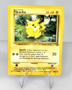 Vintage 1999 Pokemon TCG Pikachu 60/64 Jungle Common Card - Image 3