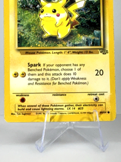 Vintage 1999 Pokemon TCG Pikachu 60/64 Jungle Common Card - Image 5