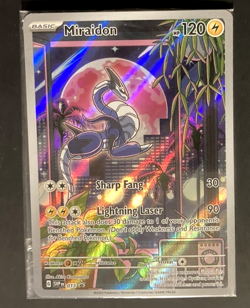 Pokemon TCG Miraidon Black Star Promos SVP 013 Holo Promo Card Sealed - Image 1