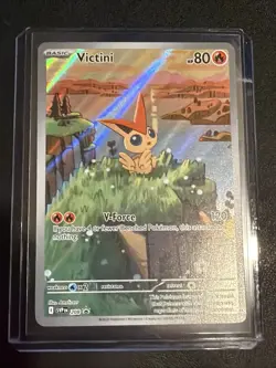 Pokemon TCG Victini Promo SV: Scarlet & Violet Promo Cards 208 NM - Image 1