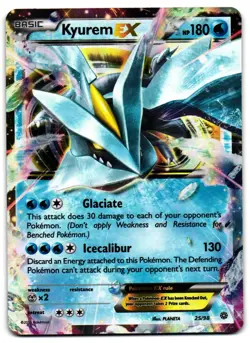 Kyurem EX 25/98 - Ancient Origins Rare EX Pokemon TCG Holo - MP Card - Image 1
