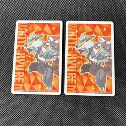 Virizion and Cobalion Pokemon Japanese Black Kyurem Poker Playing Card 2012 NM - Image 4