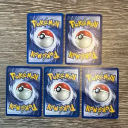 5x Pokemon Cards Wotc Vintage Card Bundle BASE SET 2 (23) - Image 2