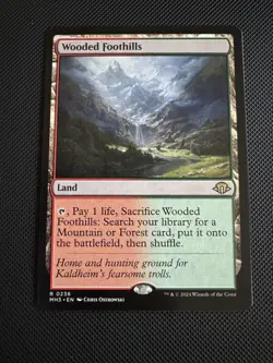 Magic MTG Wooded Foothills (236) | NM | Modern Horizons 3 MH3 Near Mint - Image 1