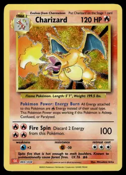 CHARIZARD - 003/034 holo TCG Classic Charizard Pokemon NM - Image 1