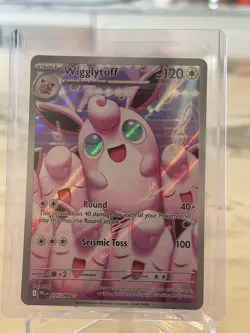 Wigglytuff Illustration Rare - Phantasmal Flames 105/094 - NM Pokemon TCG Card - Image 1