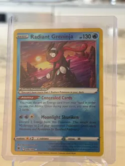 Radiant Greninja - 046/189 - Pokemon Astral Radiance Radiant Rare - NM Pokemon - Image 1