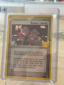 Rocket's Admin - 86/109 - Holo Rare NM Pokemon Celebrations - NM Pokemon TCG - Image 1