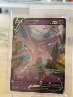 Espeon V | 064/203 | Evolving Skies | FULL ART | MINT | NM Pokemon TCG Card - Image 1