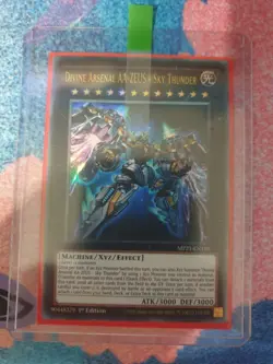 Yugioh Divine Arsenal Aa-Zeus - Sky Thunder MP21-EN195 Ultra Rare 1st Edition - Image 1