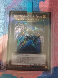 Yugioh Divine Arsenal Aa-Zeus - Sky Thunder MP21-EN195 Ultra Rare 1st Edition - Image 2