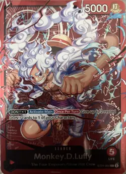 One Piece CCG Monkey.D.Luffy ST21-001 Leader English Edition - Image 1