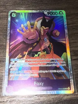 One Piece Foxy EB04-036 SR The Azure Sea's Seven Warlords OP14 - Image 1
