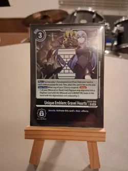Unique Emblem: Gravel Hearts (Foil) EX10-069 U Digimon Card Game - Image 1