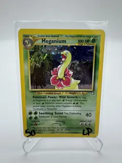 Pokemon TCG Meganium Neo Genesis Holo Rare Card #11/111 LP/Excellent Condition - Image 1