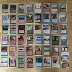 Magic: The Gathering Cards deck master x48 white border lot #3 low start price - Image 1