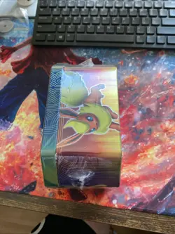 Pokemon TCG Elemental Power Tin Box Vaporeon GX Promo Card Booster English - Image 2