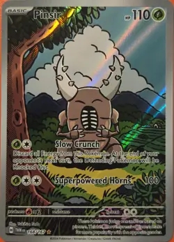 Pokemon TCG Pinsir 168/167 Illustration Twilight Masquerade Rare Card - Image 1