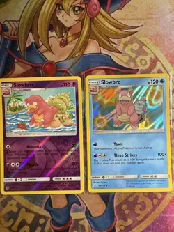 Slowbro (Holo Rare) SM - Unbroken Bonds 43/214 Pokemon Card NM & 49/145 Card - Image 1