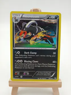 Houndoom 56/101 - Plasma Blast - Holo Rare LP Pokemon Card, 2013 - Image 1
