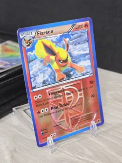 Pokemon Card Flareon 12/116 Plasma Freeze 2013 Team Plasma Reverse Holo Vintage - Image 1