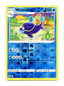 2022 Pokemon Astral Radiance Radiant Whiscash Reverse Holo Card 36/189 - Image 1