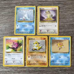 5x Pokemon Cards Wotc Vintage Card Bundle BASE SET 2 (32) - Image 1