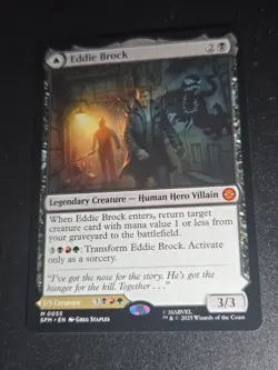 MTG Eddie Brock Venom, Lethal Protector, NM-Mint, English Marvel's Spider-Man - Image 1