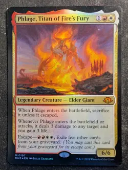 Phlage, Titan of Fire's Fury - Foil - Modern Horizons 3 (MTG) - Image 1