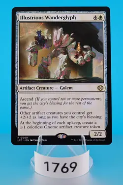 MTG Illustrious Wanderglyph Commander: the Lost Caverns of Ixalan Regular #9 - Image 1