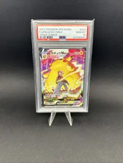 Pokemon Pikachu VMAX Climax Japanese Character Super Rare #223 PSA 10 Gem Mint - Image 1