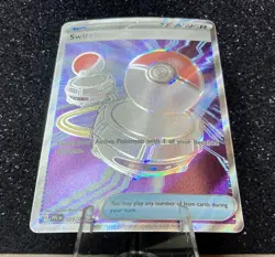 TRAINER - Switch (123/094) ~ Mint/NM Phantasmal Flames 2025 Full Art Pokemon TCG - Image 4