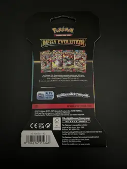 (VERY HEAVY) 33.01g Pokemon TCG Mega Evolution Sleeved Booster Pack (SEALED)✅ - Image 4