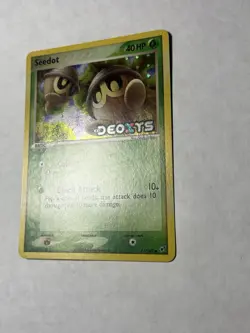 2005 SEEDOT 71/107 Ex DEOXYS POKEMON NINTENDO - REVERSE HOLO -STAMPED - LP - Image 3