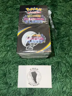 Pokemon TCG Mega Evolution Phantasmal Flames Half Booster Box Partially Unsealed - Image 1
