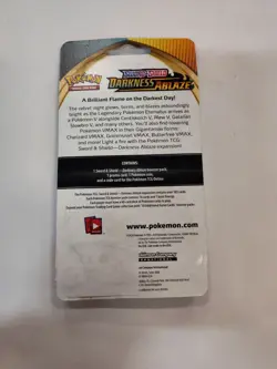 Pokemon Sword & Shield Darkness Ablaze Booster Pack 2020 (Hatenna & Mewtwo Coin) 728192520068 - Image 4