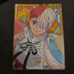 One Piece TCG Uta OP02-120 Paramount War Foil Secret Rare - Image 1