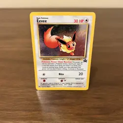 Pokemon Card Eevee WoTC Promo Holo 11/53 - LP / Swirl 🌀🔥 - Image 1