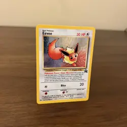 Pokemon Card Eevee WoTC Promo Holo 11/53 - LP / Swirl 🌀🔥 - Image 3