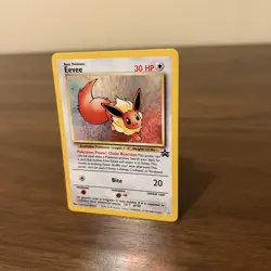 Pokemon Card Eevee WoTC Promo Holo 11/53 - LP / Swirl 🌀🔥 - Image 4