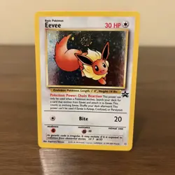 Pokemon Card Eevee WoTC Promo Holo 11/53 - LP / Swirl 🌀🔥 - Image 5