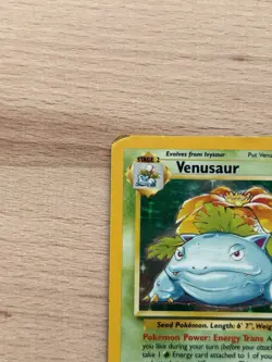 Venusaur 15/102 Pokemon Card Base Set Holo Rare Shiny - Image 2