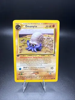 1st Edition OMANYTE 60/75 Neo Discovery Set - Pokemon WOTC Vintage Card - NM - Image 1