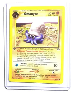 OMANYTE - 1st Edition Neo Discovery - 60/75 - Common - Pokemon Card - NM - Image 1