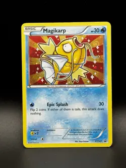 Pokemon Shiny Gold Magikarp XY143 Holo Promo Card - Image 1