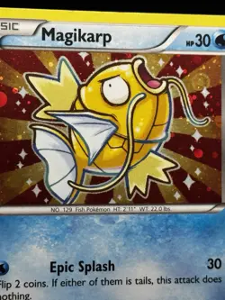 Pokemon Shiny Gold Magikarp XY143 Holo Promo Card - Image 3