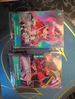 One Piece Illustration Box Vol 4 Promo Cards - Perona & Dracule Mihawk Sealed - Image 1
