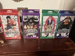 Bandai Namco One Piece Card Game Starter Decks ST-01 ST-02 ST-03 ST-04 English - Image 1