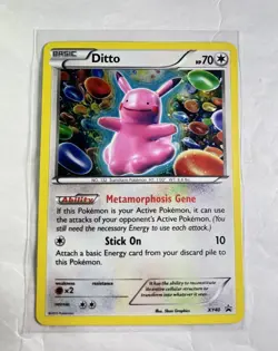 Pokemon TCG XY Ditto #XY40 Holo Promo Card LP - Image 1