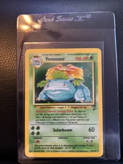 Pokemon Venusaur Holo Card 18/130 Base Set 2, WOTC 1999, Vintage Rare - Image 1
